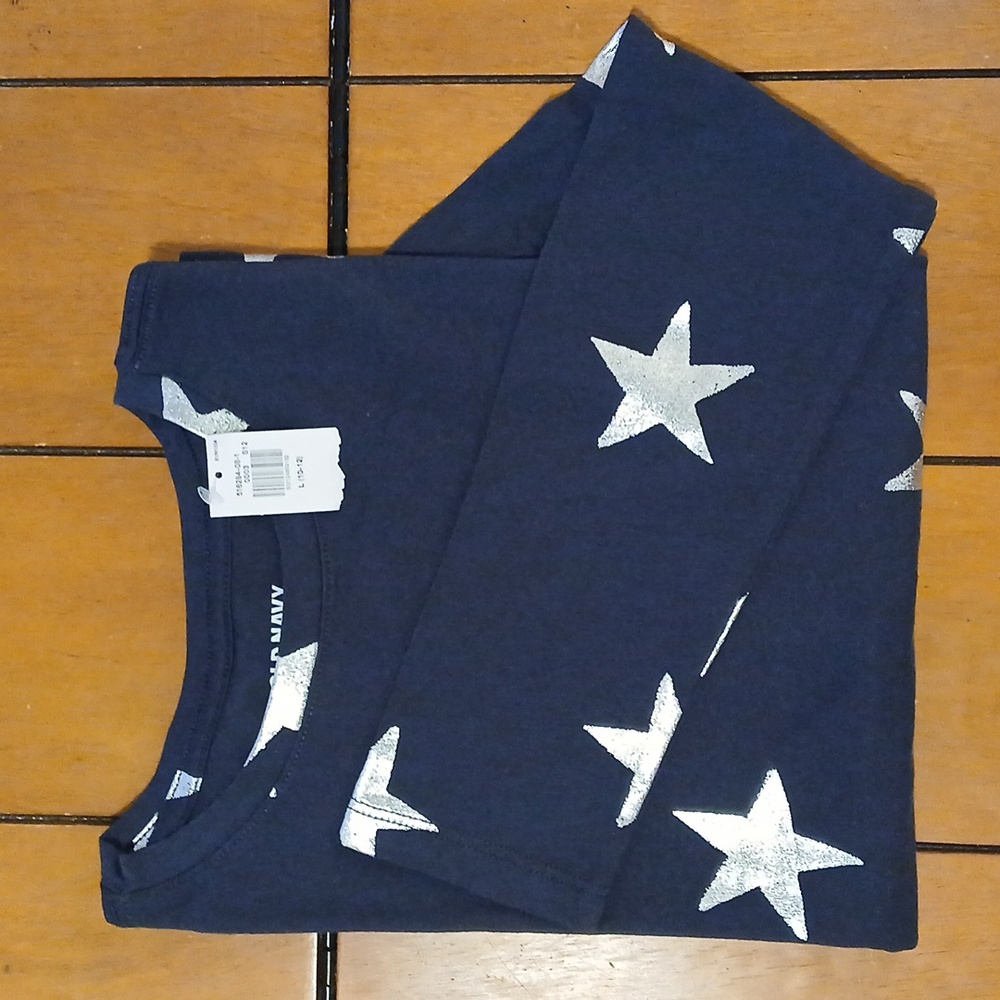 NWT Old Navy, Girls size L, Long-sleeve Tee-shirt
